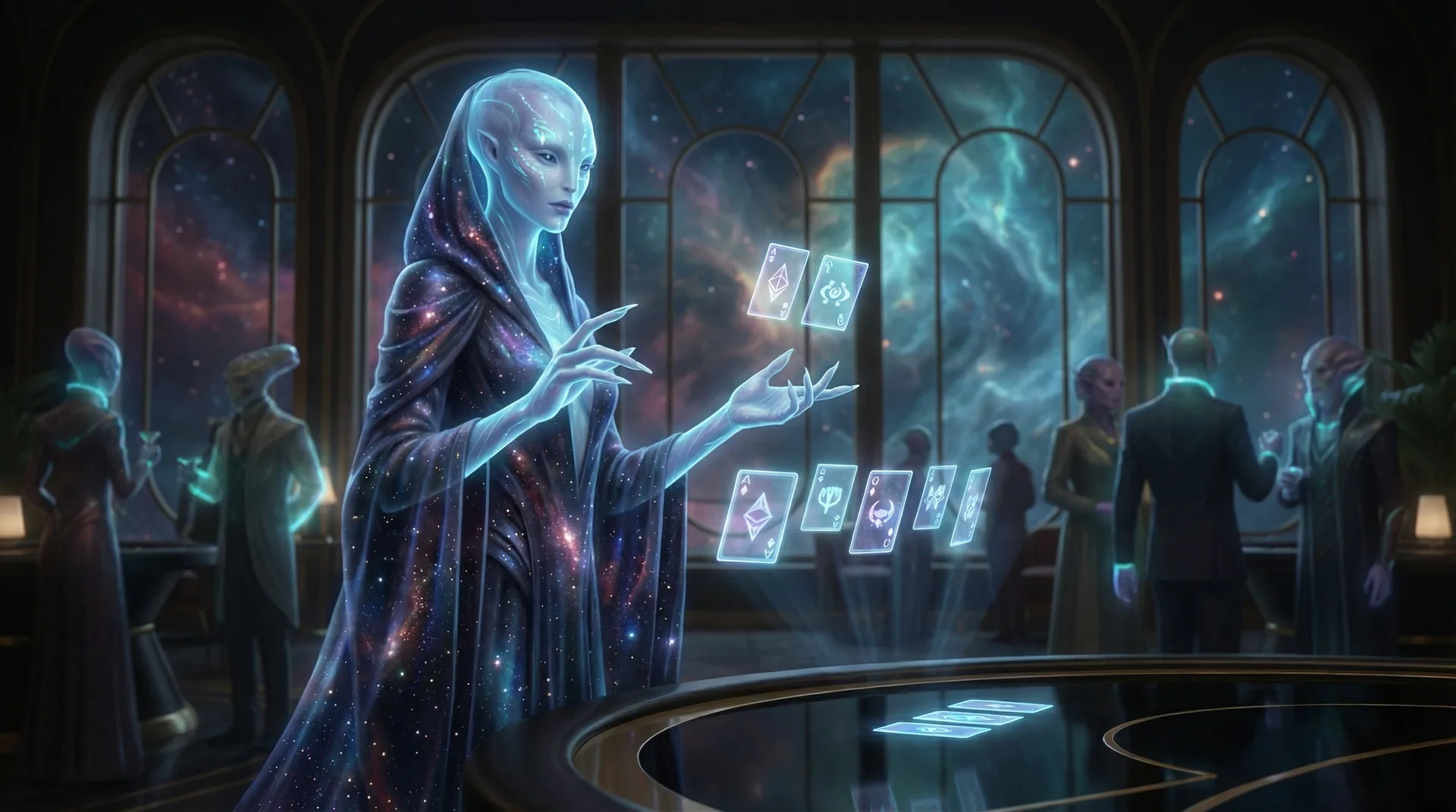 美女荷官来自异星的优雅使者